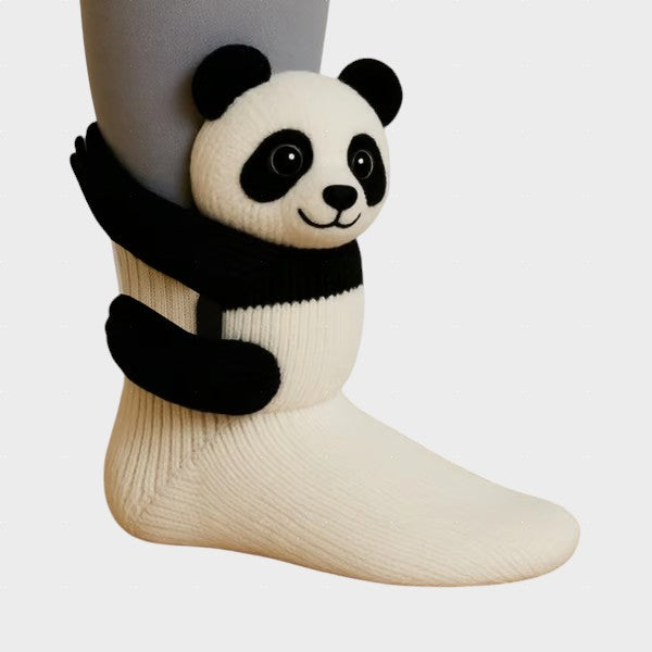 NADYA™ | Топли 3D пантофи с животни – за възрастни (антислип)