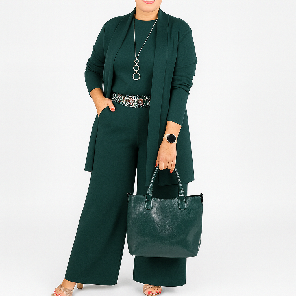 JALISHA | Elegancki komplet 3-częściowy ze stretchem