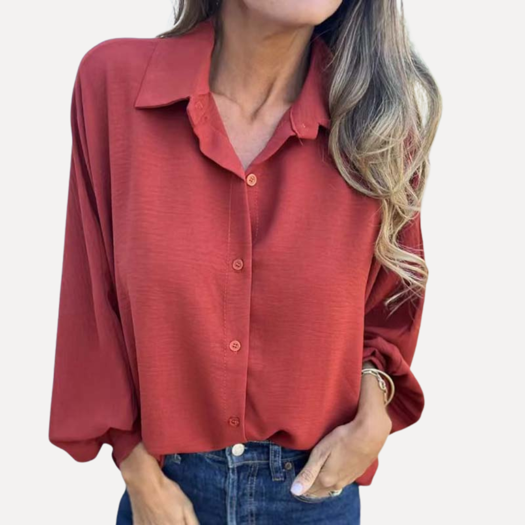 BEATA | Elegancka Koszula Z Guzikami