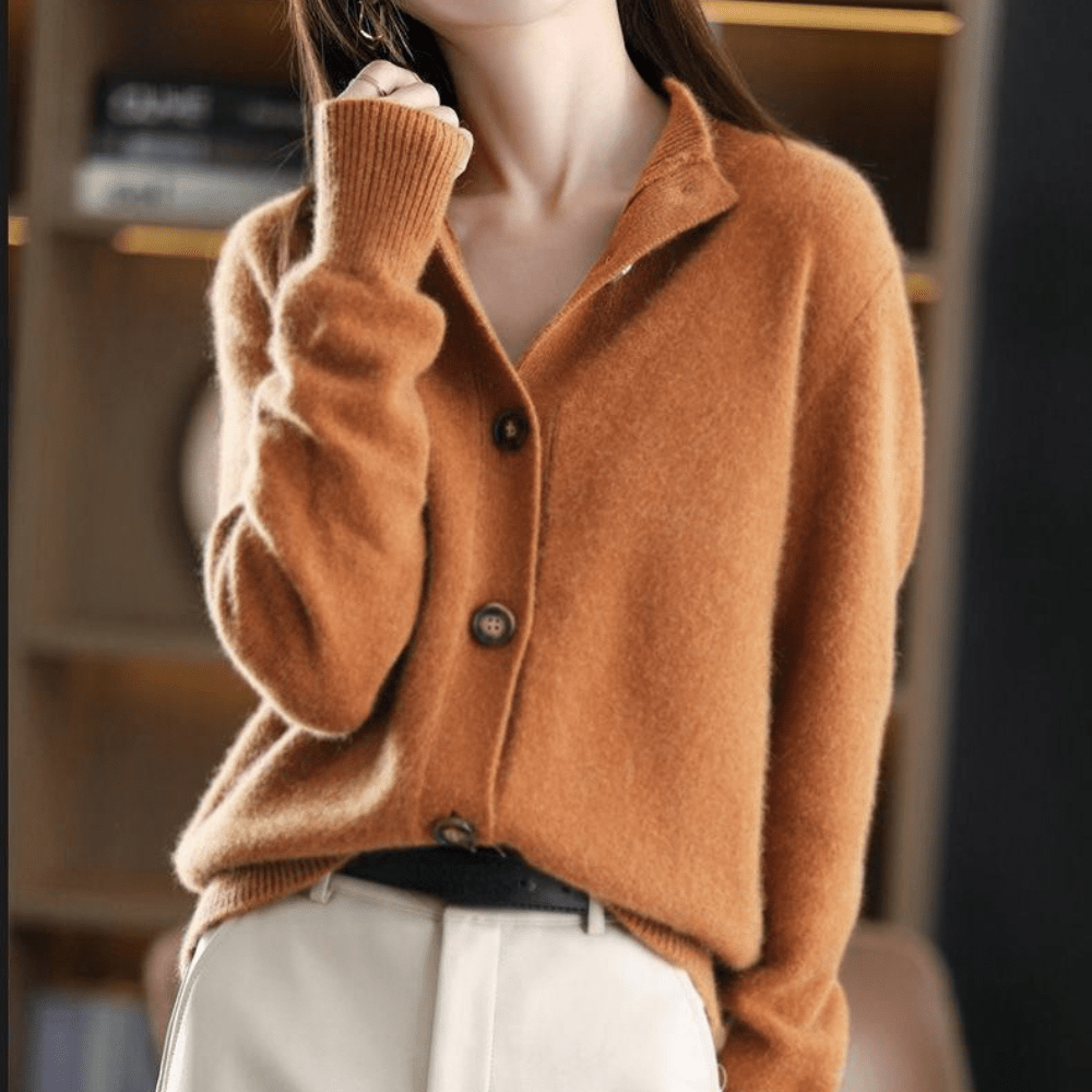ANNIE | Sweter-Kaszmirowy-Gilet