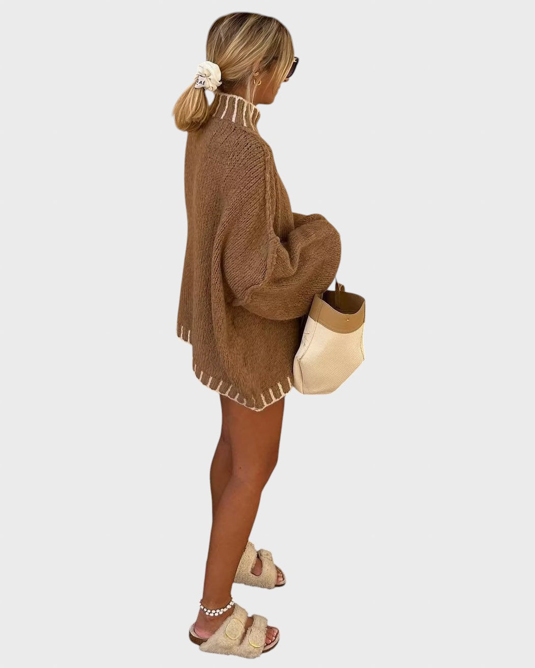 ADRIANA™ - Paris Oversized плетен пуловер