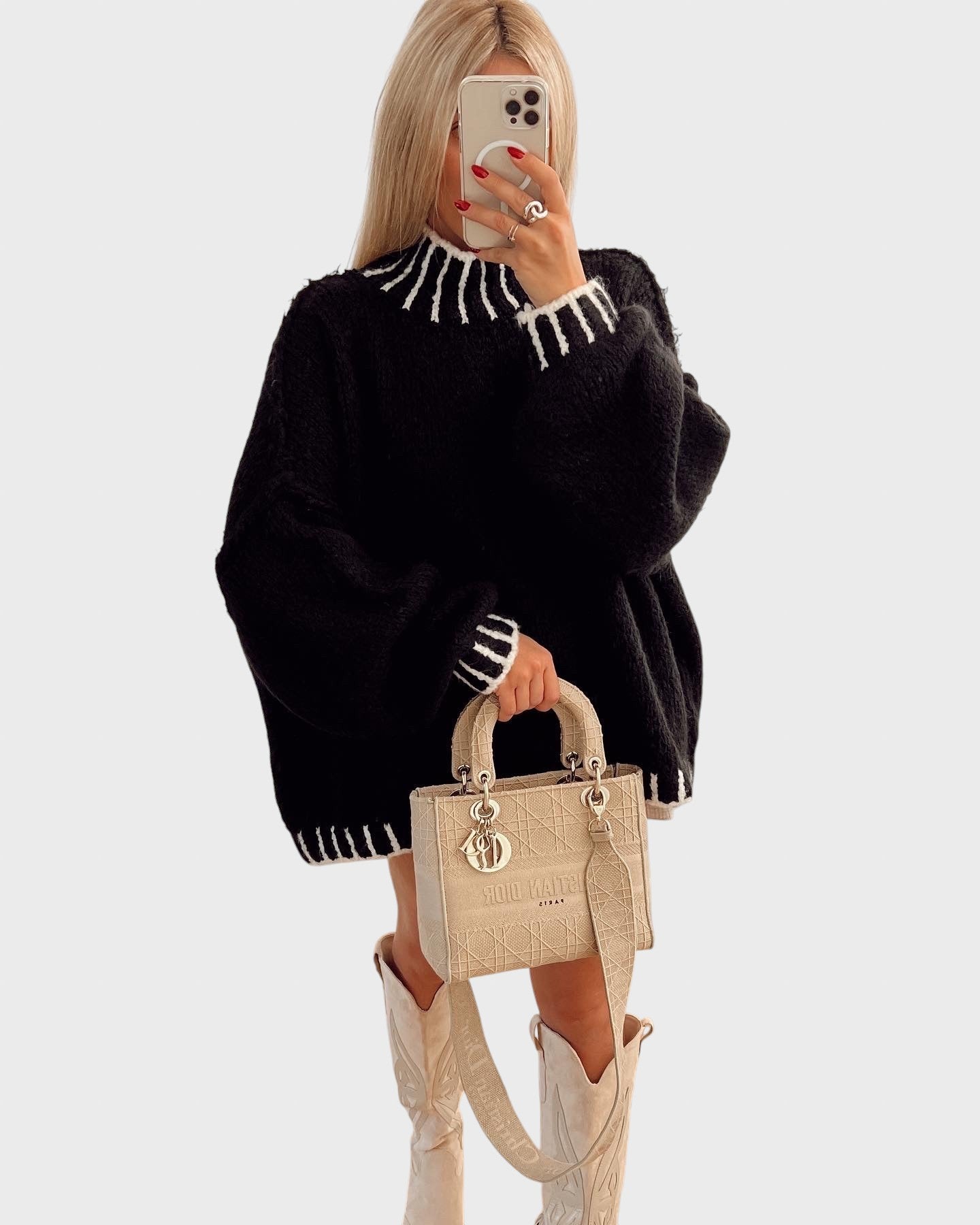 ADRIANA™ - Paris Oversized плетен пуловер