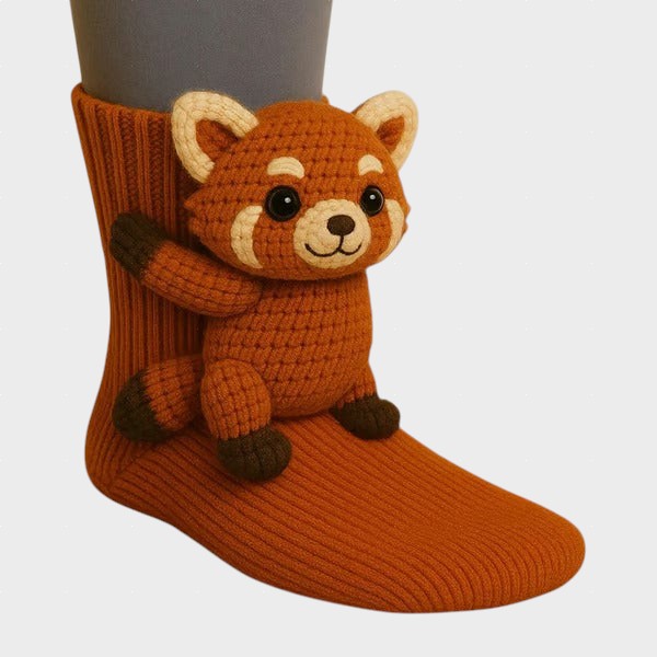 NADYA™ | Топли 3D пантофи с животни – за възрастни (антислип)