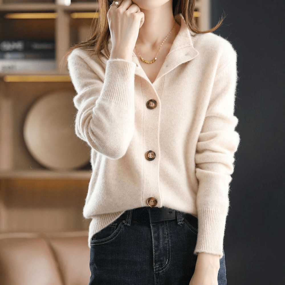 ANNIE | Sweter-Kaszmirowy-Gilet